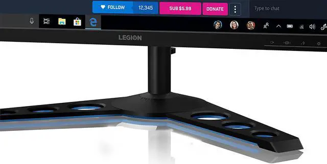 Alt view image 2 of 17 - Lenovo Legion Y27q-20 27" WQHD 2560 x 1440 2K 1ms 165Hz HDMI DisplayPort AMD Radeon FreeSync LED Backlit IPS Gaming Monitor