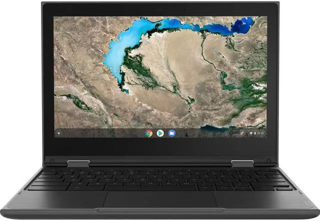 Alt view image 10 of 18 - Lenovo 300e Chromebook 2nd Gen 81MB0004US 11.6" Touchscreen Chromebook - 1366 x 768 - Celeron N4000 - 4 GB RAM - 32 GB Flash Memory - Black
