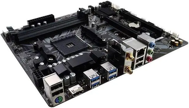 Alt view image 3 of 3 - GIGABYTE B450M DS3H WiFi (AM4//AMD/B450/mATX/SATA 6GB/s/USB 3.1/HDMI/Wifi/DDR4/Motherboard)