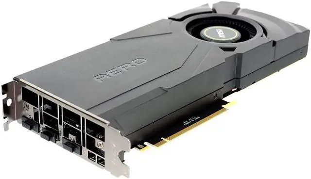 Alt view image 2 of 3 - MSI NVIDIA GeForce RTX 2080 Ti AERO 11GB GDDR6 352-bit HDMI/ DisplayPort PCI-Express 3.0 Graphics Card