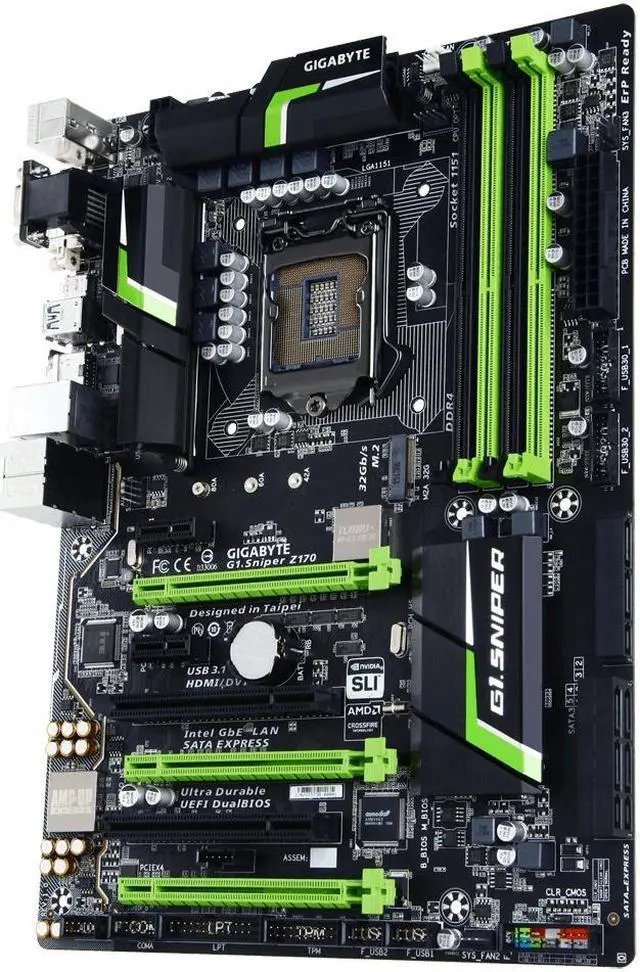 Alt view image 3 of 4 - Gigabyte LGA1151/ Intel Z170/ DDR4/ SATA3&USB3.1/ATX Motherboard (GA-G1.SNIPER Z170)