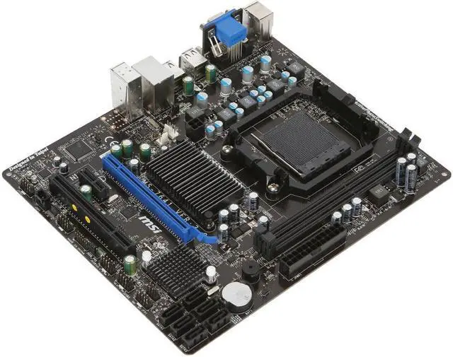 Alt view image 3 of 8 - MSI 760GM-P23 (FX) AM3+ AMD 760G + SB710 Micro ATX AMD Motherboard