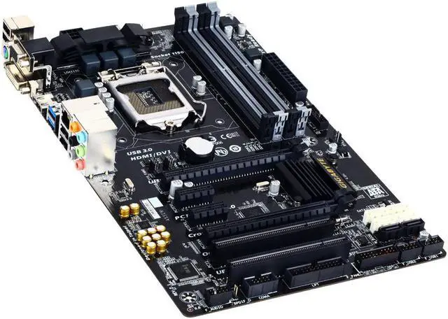 Alt view image 2 of 6 - Gigabyte GA-B85-HD3 Desktop Motherboard - Intel B85 Express Chipset - Socket H3 LGA-1150