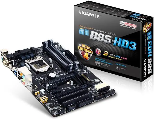Main image of Gigabyte GA-B85-HD3 Desktop Motherboard - Intel B85 Express Chipset - Socket H3 LGA-1150