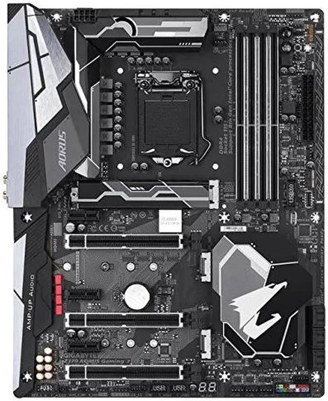 Alt view image 2 of 9 - GIGABYTE Z370 AORUS Gaming 7 (rev. 1.0) LGA 1151 (300 Series) Intel Z370 HDMI SATA 6Gb/s USB 3.1 ATX Intel Motherboard