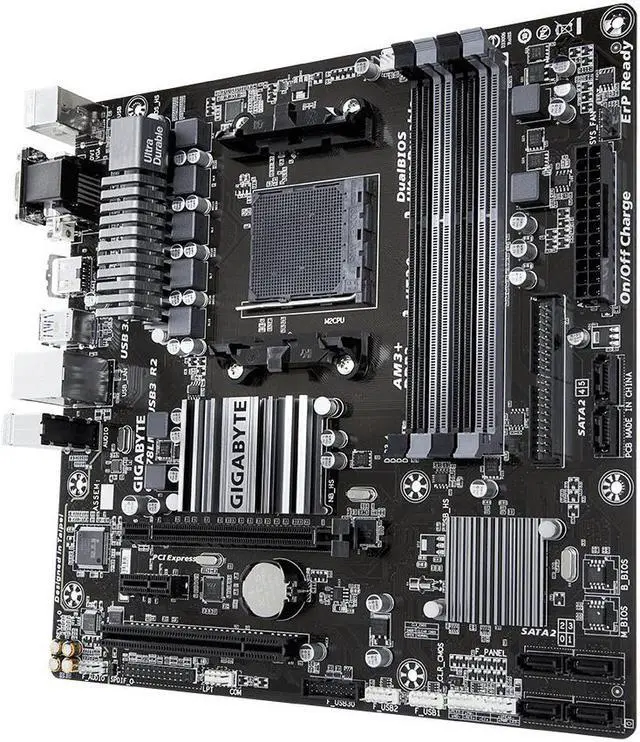Alt view image 4 of 14 - GIGABYTE GA-78LMT-USB3 R2 AM3+/AM3 AMD 760G USB 3.1 HDMI Micro ATX AMD Motherboard