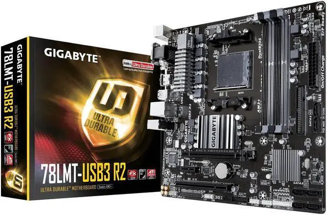 Main image of GIGABYTE GA-78LMT-USB3 R2 AM3+/AM3 AMD 760G USB 3.1 HDMI Micro ATX AMD Motherboard