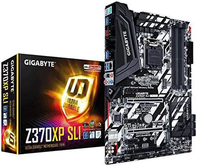 Main image of GIGABYTE Z370XP SLI (rev. 1.0) LGA 1151 (300 Series) Intel Z370 HDMI SATA 6Gb/s USB 3.1 ATX Intel Motherboard