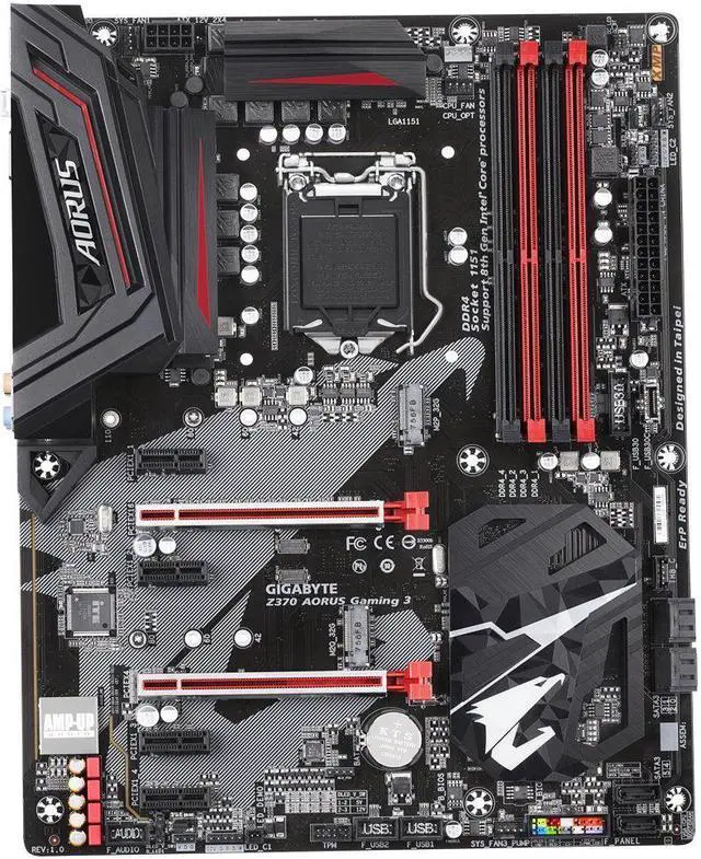 Alt view image 3 of 4 - GIGABYTE Z370 AORUS Gaming 3 LGA 1151 (300 Series) Intel Z370 HDMI SATA 6Gb/s USB 3.1 ATX Intel Motherboard