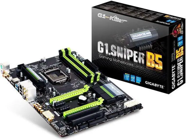 Main image of GIGABYTE G1 Gaming G1.Sniper B5 LGA 1150 Intel B85 HDMI SATA 6Gb/s USB 3.0 ATX Intel Motherboard