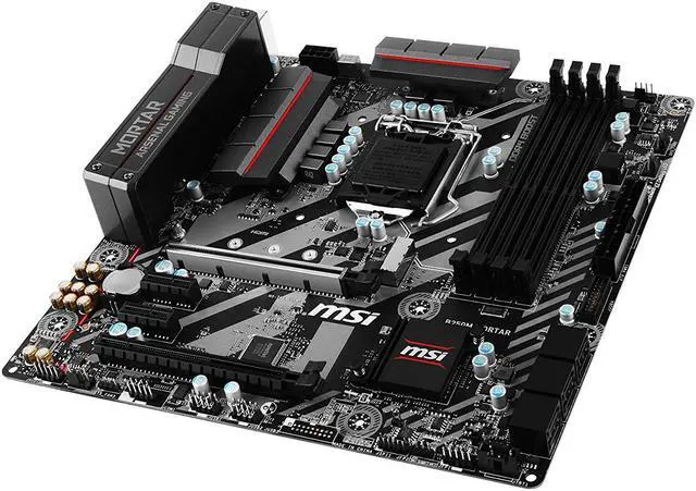 Alt view image 2 of 5 - MSI B250M MORTAR LGA 1151 Intel B250 HDMI SATA 6Gb/s USB 3.1 Micro ATX Motherboards - Intel