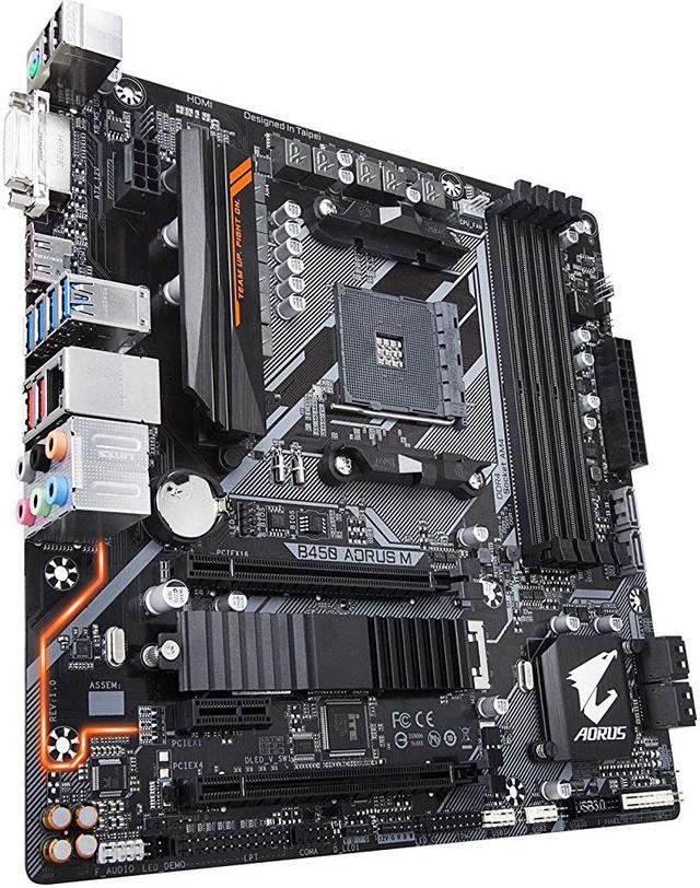 Refurbished GIGABYTE B450 AORUS M rev. 1.0 AM4 AMD B450 SATA