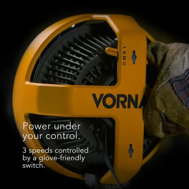 Alt view image 2 of 15 - Vornado EXO5 7 In. 3-Speed 194 CFM High Velocity Fan CR1-0314-16