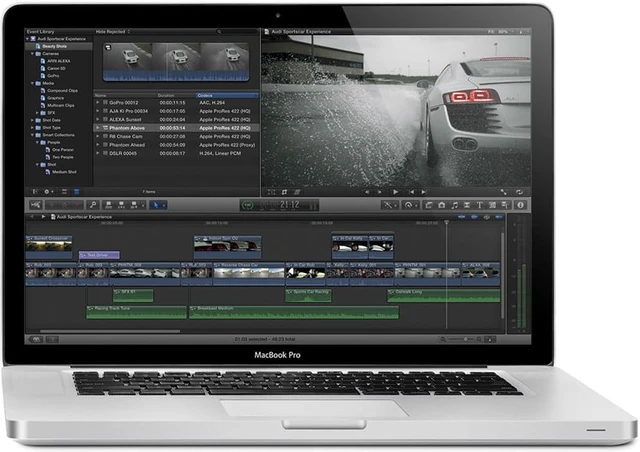 Alt view image 2 of 2 - Apple MacBook Pro Core i7-3720QM 2.60 GHz 1 TB 8 GB Silver