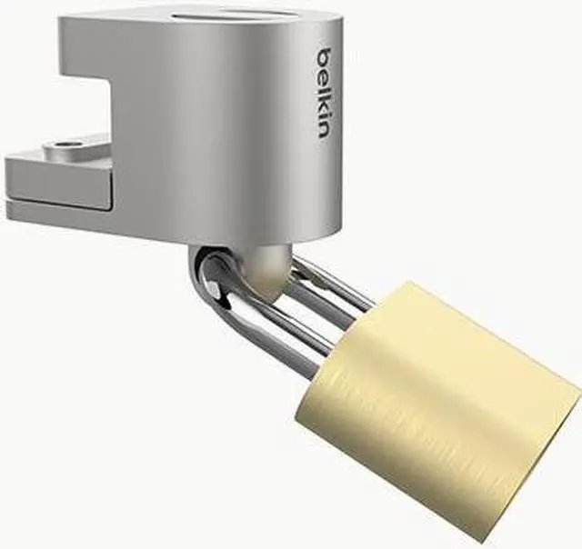 Alt view image 3 of 12 - Belkin Security Cable Lock Adapter for Mac Pro for Security Mac Pro Stainless Steel F8E969BT