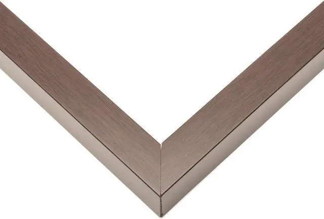 Alt view image 4 of 5 - 5x7 In Shadowbox Gallery Wood Frames - Brown DEEP Shadow Box Frame with a Display Depth of 3/4" - Shadowbox Frame includes Shatter Proof UV Acrylic Front, Acid Free Interior, and Hanging Hardware