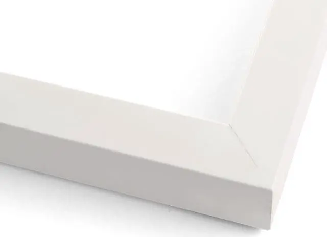 Alt view image 3 of 5 - 14x14 Shadowbox Gallery Wood Frames - Solid White DEEP Shadow Box Frame with a Display Depth of 3/4" - Shadowbox Frame includes Shatter Proof UV Acrylic Front, Acid Free Interior, and Hanging Hardware