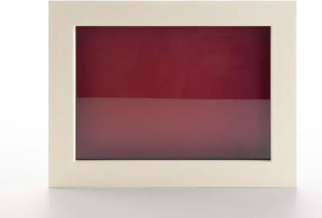 Alt view image 2 of 7 - 4x4 In Shadow Box Frame Light Real Wood with a Red Acid-Free Backing | 3/4" of Usuable Depth | UV Resistant Acrylic Front & Wall Hanging Hardware