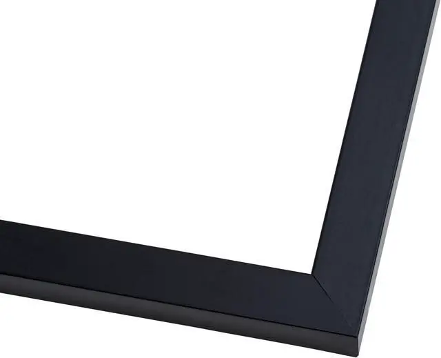 Alt view image 5 of 7 - Comic Book Frame with Mat for 8 Current Era Comics Published After 1985 - Black Wood Comic Frame With White Mat for 6.875x10.5 Comics - 37.5x26.5 Frame Size