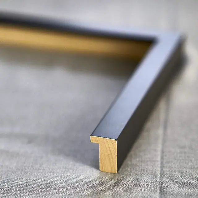 Alt view image 3 of 7 - Comic Book Frame with Mat for 8 Current Era Comics Published After 1985 - Black Wood Comic Frame With White Mat for 6.875x10.5 Comics - 37.5x26.5 Frame Size