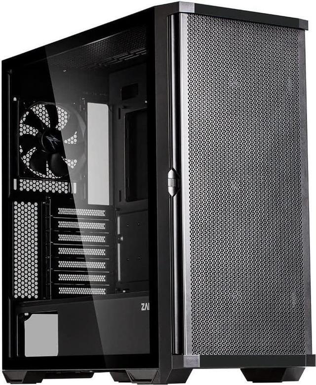 Alt view image 7 of 7 - Zalman Z10 Duo E-ATX Mid-Tower Premium Gaming PC Case, 4 x Infinity Mirror ARGB Fans, Tempered Glass with Interchangeable Mesh Front Panel, USB-C and USB 3.0
