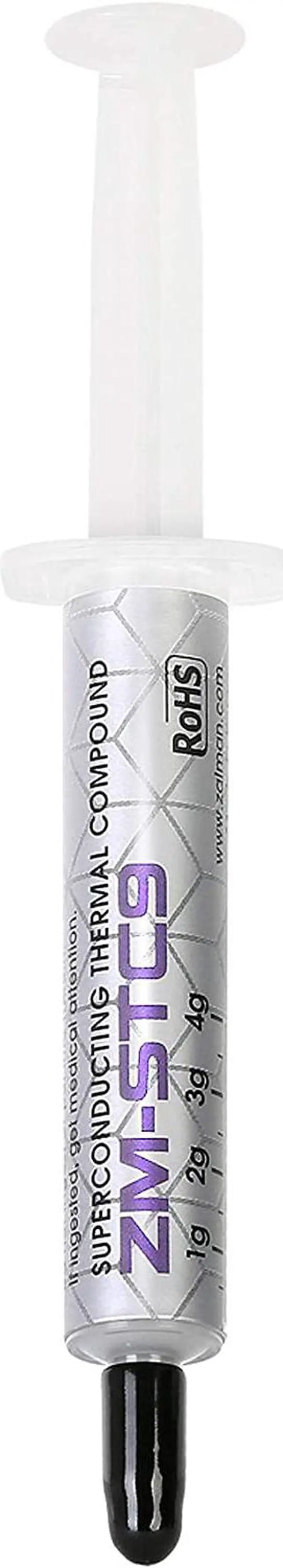 Alt view image 2 of 7 - Zalman STC9 (4 g) Premium Thermal Grease Compound Paste, Heatsink Paste for All Coolers, CPU & GPU, Superconducting Micro-Filler Density Technology (9.1 W/m-k)
