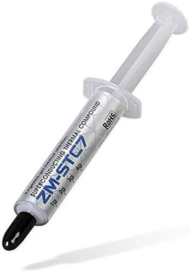 Main image of Zalman STC7 (4 g) Performance Thermal Grease Compound Paste, Heatsink Paste for All Coolers, CPU & GPU, Superconducting Micro-Filler Density Technology (7.2 W/m-k, 220 Pa.s)
