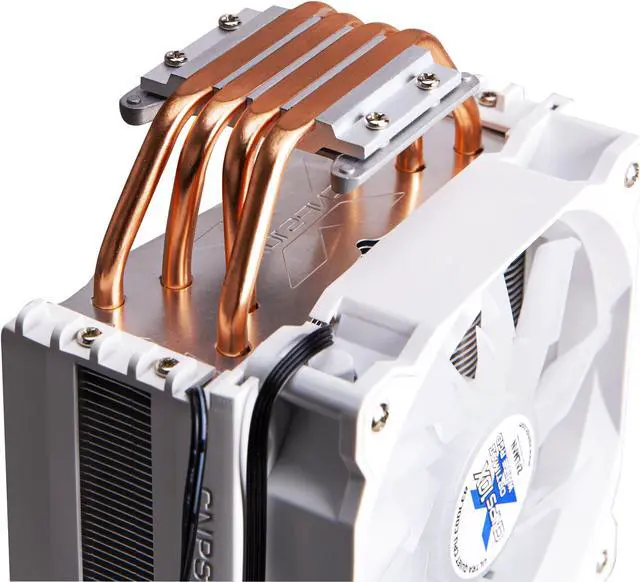 Alt view image 4 of 7 - ZALMAN CNPS 10X Optima-II 180W CPU Air Cooler with Spectrum RGB LED Fan, For AMD AM5 / AM4, and Intel LGA 1700 / 1200 / 1151 / 2066 / 2011 (X99, X79), White