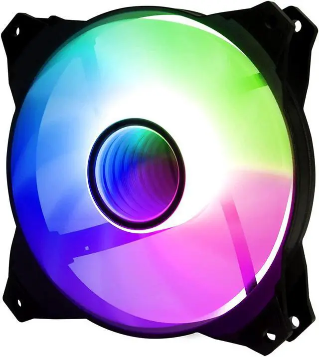 Main image of Zalman IF120 Infinity Mirror ARGB 120mm PC Case Fan, 1200 RPM Silent 3-Pin Addressable RGB Fan, 55.2 CFM, Motherboard RGB SYNC, Black (1-Pack)