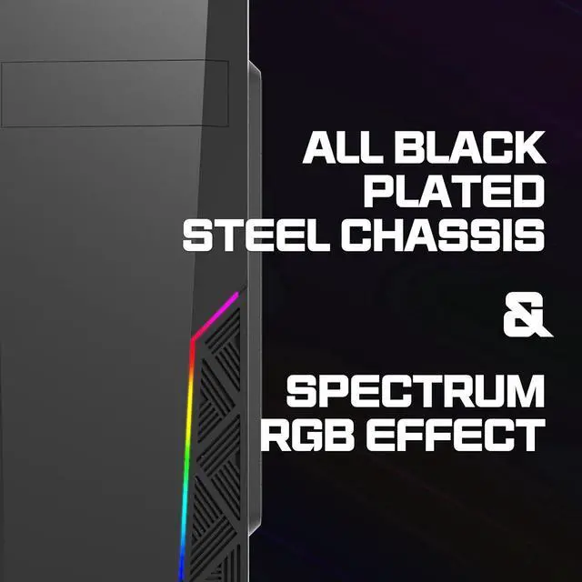 Alt view image 5 of 7 - Zalman T8 ATX Mid-Tower Gaming PC Case, Spectrum RGB Lighting Strip, Support 5.25 ODD Drive, 120mm Rear Fan Preinstalled, USB 3.0, Compact ATX / mATX Gaming Chassis, Black