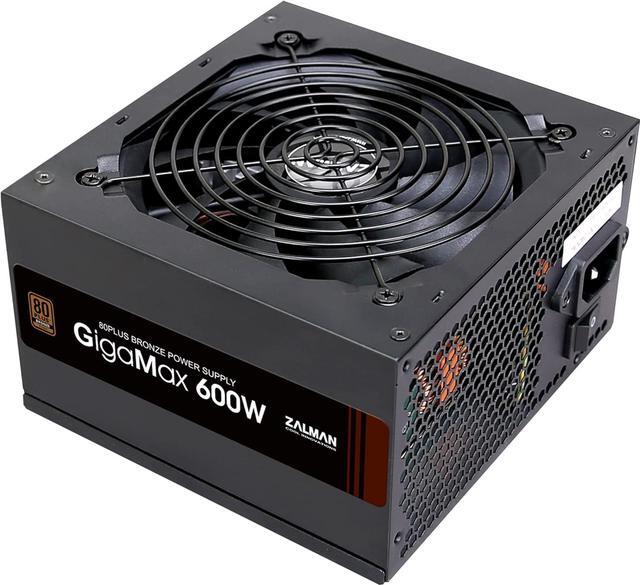 Alt view image 5 of 7 - Zalman Case Cooler PSU Combo - Zalman P30 White Panoramic MATX PC Case + CNPS20X 300W TDP Extreme Performance CPU Cooler + Gigamax 600W 80+ Plus Bronze PSU