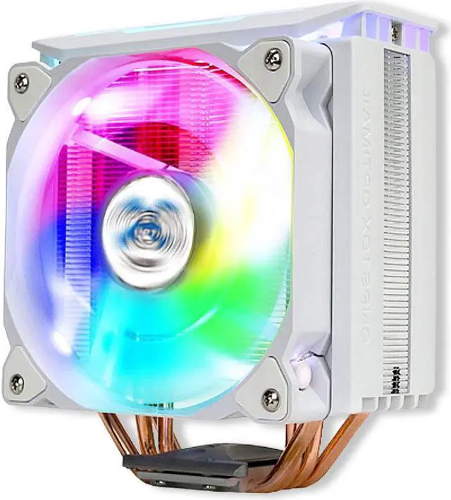 Alt view image 2 of 7 - ZALMAN CNPS 10X Optima-II 180W CPU Air Cooler with Spectrum RGB LED Fan, For AMD AM5 / AM4, and Intel LGA 1700 / 1200 / 1151 / 2066 / 2011 (X99, X79), White