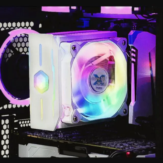Alt view image 7 of 7 - ZALMAN CNPS 10X Optima-II 180W CPU Air Cooler with Spectrum RGB LED Fan, For AMD AM5 / AM4, and Intel LGA 1700 / 1200 / 1151 / 2066 / 2011 (X99, X79), White