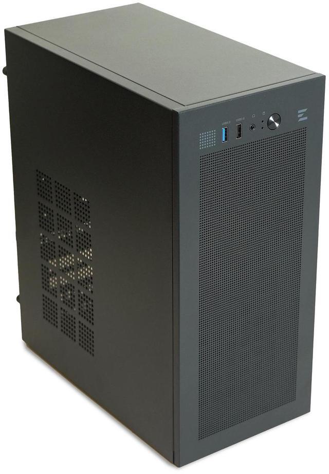 Main image of Zalman CUBIX Compact mATX ITX PC Case, Micro-ATX/Mini-ITX/DTX, SFF Small Form Factor SFX HTPC Computer Chassis, Fits Standard ATX Power Supply, USB 3.0, Black