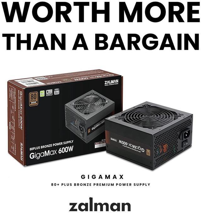 Alt view image 6 of 7 - PC Builder Bundle - Zalman P10 Mini Tower M-ATX PC Case + 80 Plus Bronze 600W Low-noise Non-modular Power Supply - Zalman PC Case with PSU Combo is back!