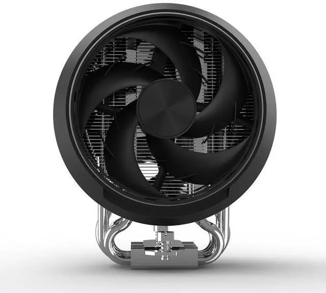 Alt view image 4 of 7 - Zalman ZET5 CPU Cooler, Dual 120mm PWM Fans, 5 Heat Pipes RDTH Technology, AMD AM5/AM4 & Intel LGA1851/1700, Black