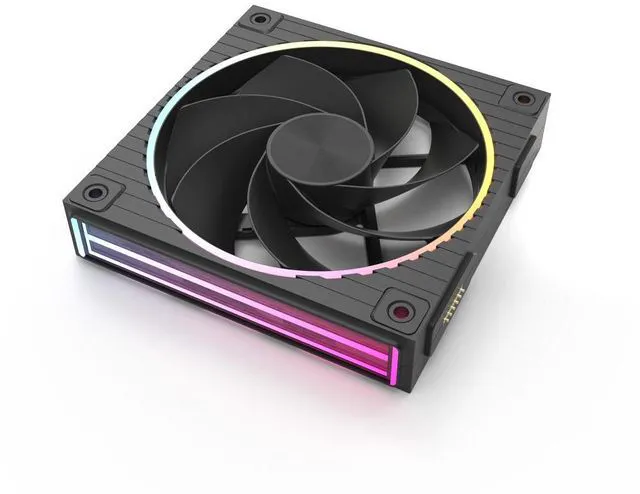 Alt view image 4 of 7 - Zalman DF120 A3 3-Pack 120mm ARGB Case Fans, 2300 RPM, Dual Ball Bearing, Cable-Free Pogo Pin Connection, Daisy-Chain Design, Infinity Mirror ARGB Lighting, Magnetic Cover for a Clean Aesthetic