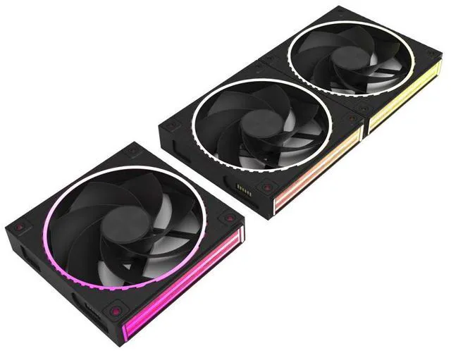 Main image of Zalman DF120 A3 3-Pack 120mm ARGB Case Fans, 2300 RPM, Dual Ball Bearing, Cable-Free Pogo Pin Connection, Daisy-Chain Design, Infinity Mirror ARGB Lighting, Magnetic Cover for a Clean Aesthetic