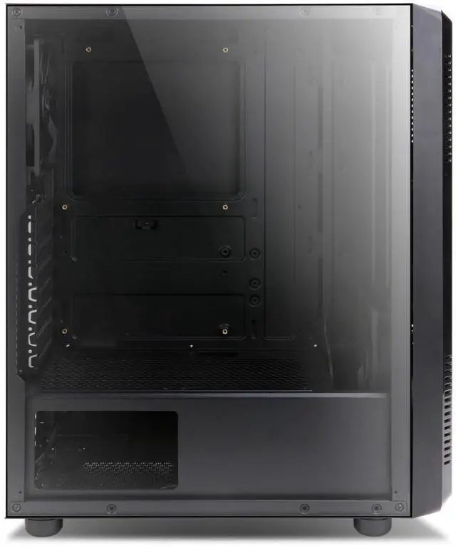 Alt view image 3 of 7 - Zalman S4 ATX Mid-Tower Desktop Computer PC Case, Includes 2 x 120mm Quiet Fans Preinstalled, Supports 315mm GPU & 240mm AIO Radiator, Full Tinted Side Panel, USB 3.0