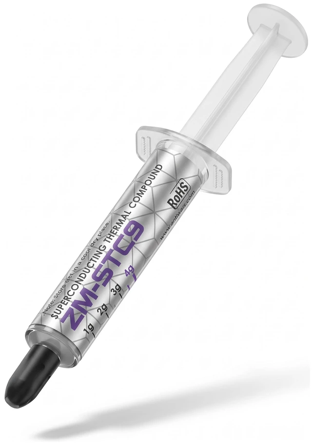 Alt view image 2 of 7 - Zalman STC9 Thermal Paste, High Performance CPU / GPU Thermal Compound, High-Density Superconducting Micro-Filler Technology (9.1 W/m-k), 4g