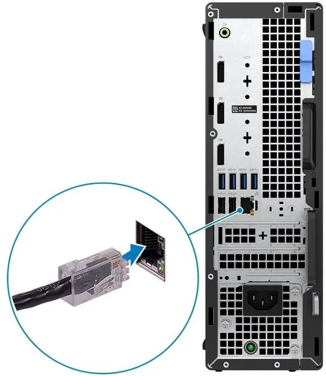 Alt view image 13 of 17 - Dell OptiPlex 7000 Desktop Computer - Intel Core i5 12th Gen i5-12500 Hexa-core (6 Core) 3 GHz - 16 GB RAM DDR4 SDRAM - 256 GB M.2 PCI Express NVMe 3.0 x4 SSD - Small Form Factor - Black - Intel Chip