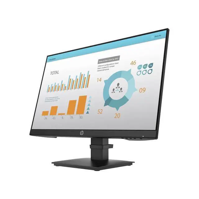 Alt view image 3 of 5 - P24 G4 23.8" Full HD LCD Monitor - 16:9-24" Class - in-Plane Switching (IPS) Technology - 1920 x 1080-250 Nit Typical - 5 ms GTG (OD) - 60 Hz Refresh Rate - HDMI - VGA - DisplayPort