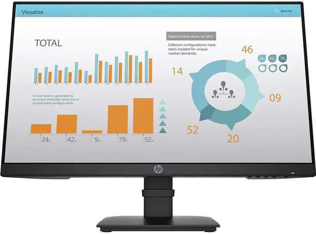Main image of P24 G4 23.8" Full HD LCD Monitor - 16:9-24" Class - in-Plane Switching (IPS) Technology - 1920 x 1080-250 Nit Typical - 5 ms GTG (OD) - 60 Hz Refresh Rate - HDMI - VGA - DisplayPort