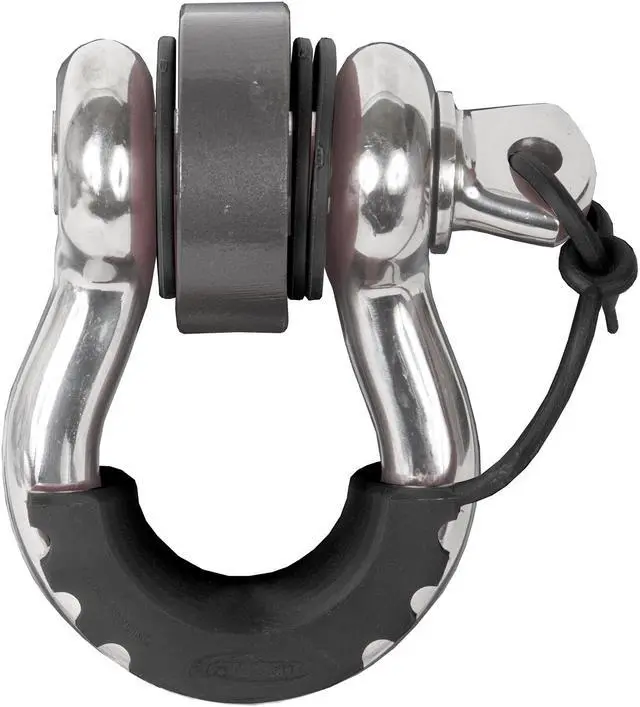 Alt view image 2 of 8 - Locking D Ring Isolators Black Pair Daystar