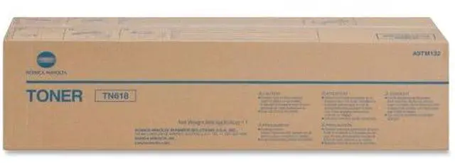 Alt view image 2 of 8 - Konica-Minolta TN618 OEM Toner: Black A0TM132