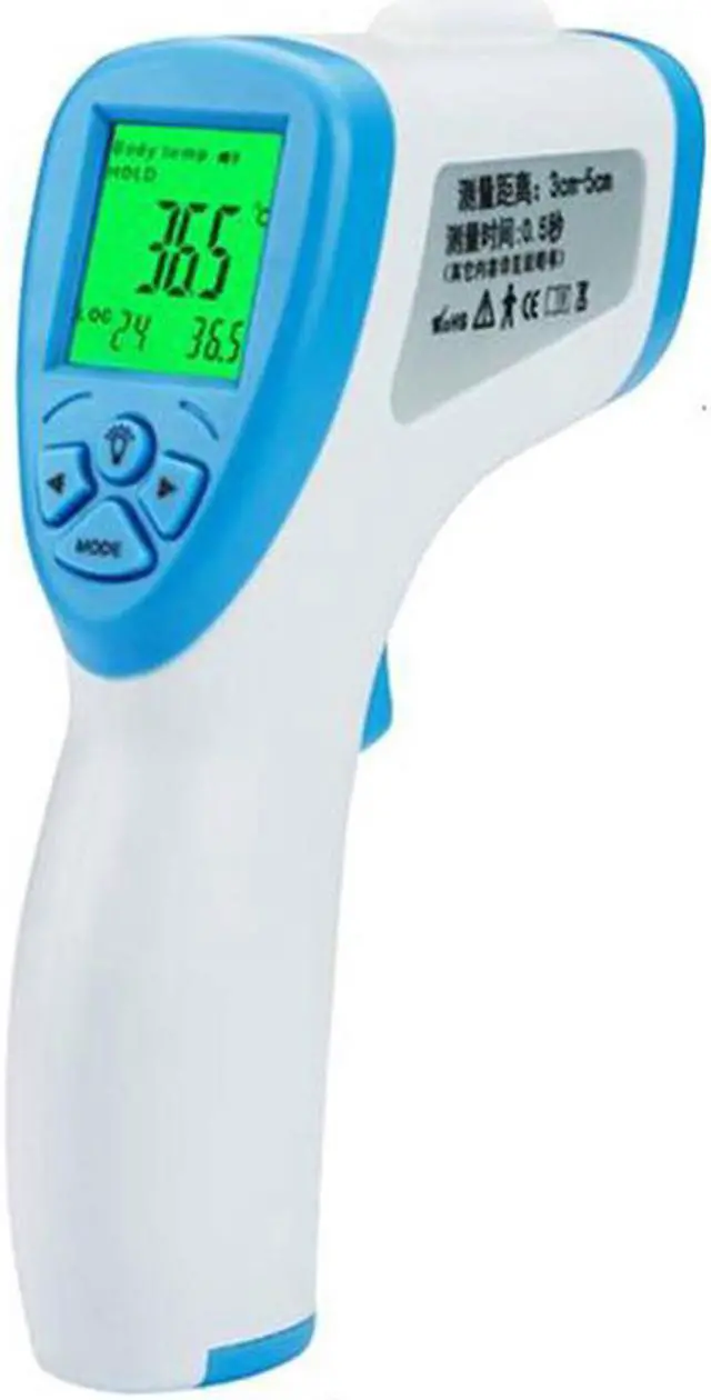 Alt view image 4 of 7 - Thermometer SUNPHOR Infrared Forehead Thermometer for Adult and Kids, Premium Non-Contact Medical Temperature Gun for Baby and Child, Digital No Touch Thermometer, LCD Fast Display