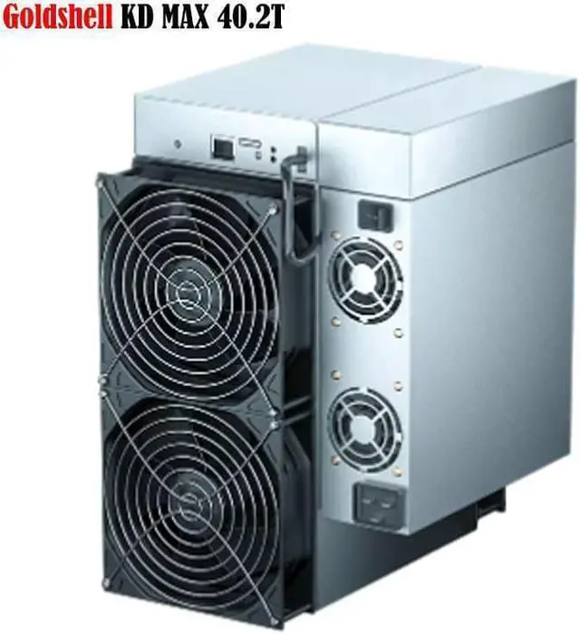 Alt view image 2 of 2 - New Gold-shell KD MAX KDA Miner Hashrate:40.2TH/S(±5%) With C19 USA Power Cord Sold By HIGISY