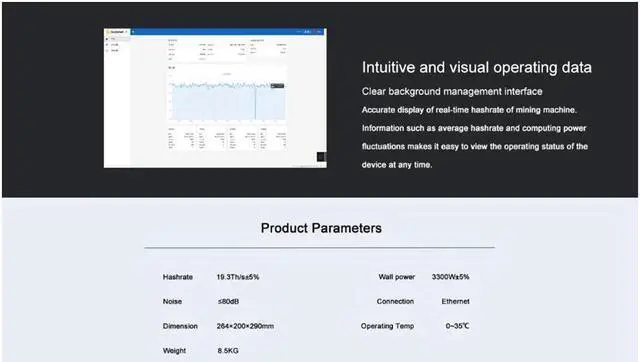 Alt view image 4 of 5 - CK6 Nervos Network Super Computing Server New Upgrade, To the Next Level 19.3H/s±5% | 3300W±5% | 0.17W/M