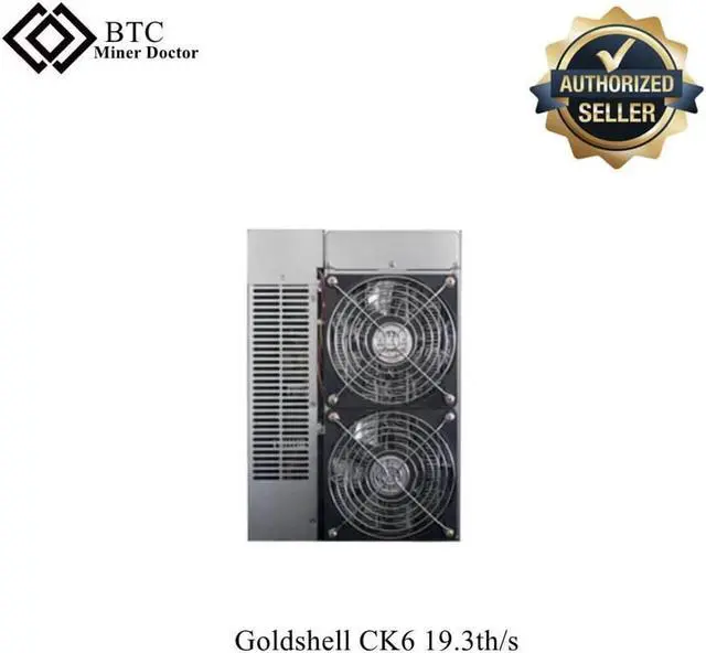 Alt view image 2 of 4 - Goldshell CK6 Miner CKB Miner 19.3TH/s±5% | 3300W±5% | 0.17W/G New Goldshell CK 6 Miner CKB Nervous Miner