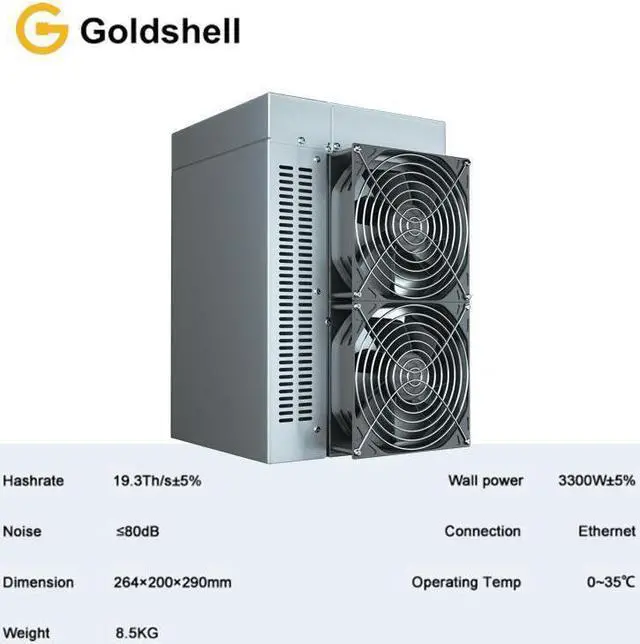 Alt view image 5 of 5 - Goldshell CK6, NEW, 19.3 Th/s, Nervos Miner, Bitcoin Mining Machine, BTC Asic Miner, American Support and Service+12 Month Warranty & US SELLER
